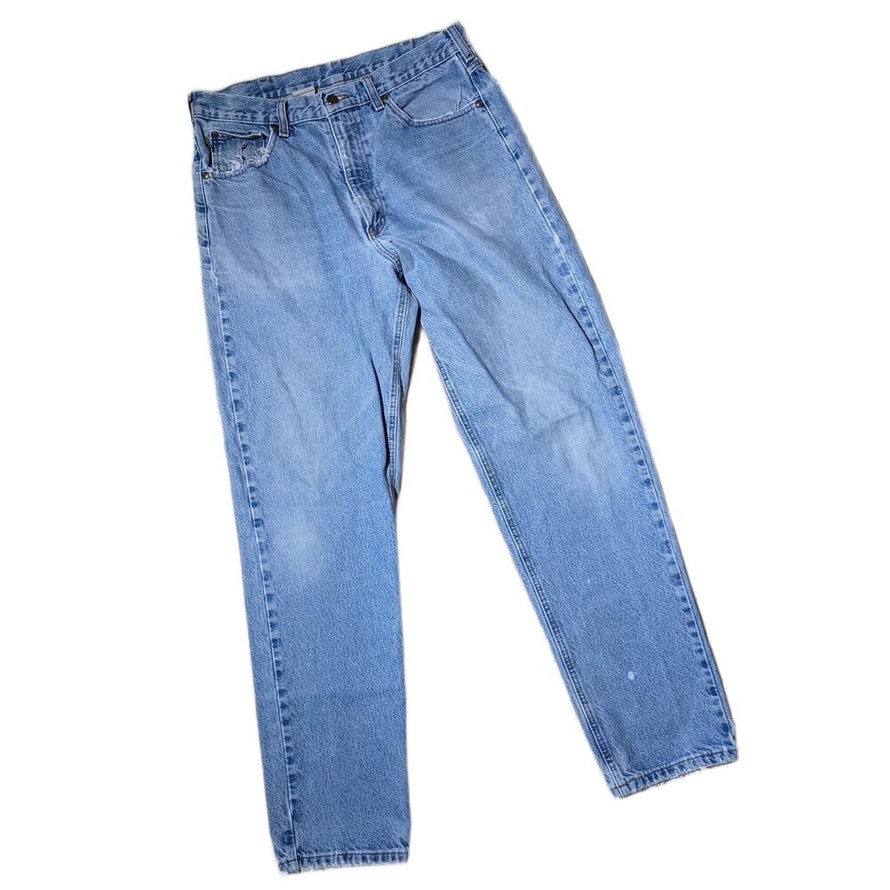 Carhartt Men's Straight Jeans - Light Blue Denim